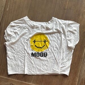 Bombshell Spirtswear Gym Smiley Crop